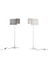 Joiin floor lamp Pallucco white color front view