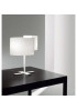 Joiin table lamp Pallucco white color front view