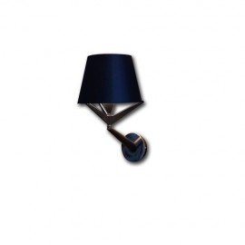 S71 wall lamp Axis 71 black color front view