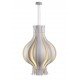 Onion pendant lamp Verpan white color front view