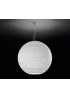 Glo pendant lamp Bover white color Diam 45cm front view