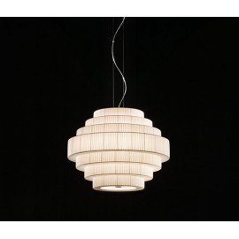 Mos pendant lamp Bover white color front view