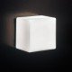 Cubi wall lamp Itre white color front view