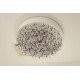OLA ceiling lamp circle Masiero S front view
