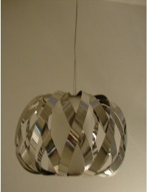 ROLANDA pendant lamp Bover polished chrome color side view