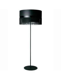 Fringe floor lamp Moooi black color front view