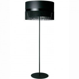 Fringe floor lamp Moooi black color front view