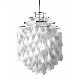 Spiral SP 01 pendant lamp Verpan white color front view