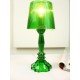 Princess table lamp green color front view