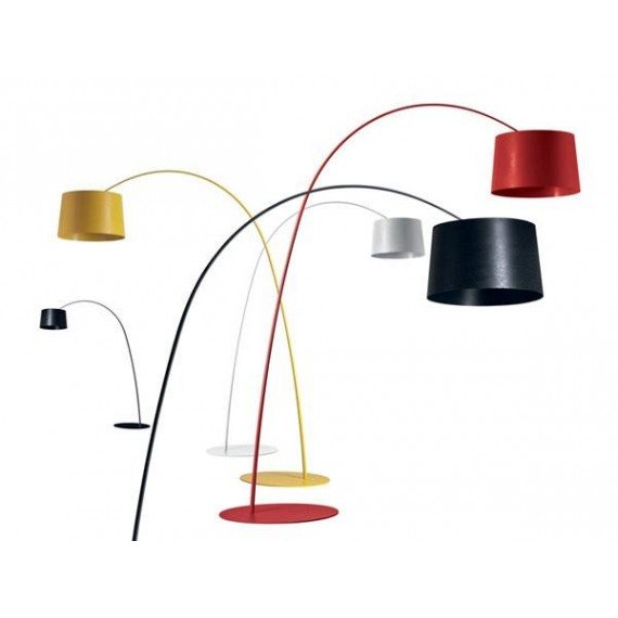 Twiggy floor lamp Foscarini black color / yellow color / white color / red color
