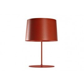 Twiggy table lamp Foscarini red color front view