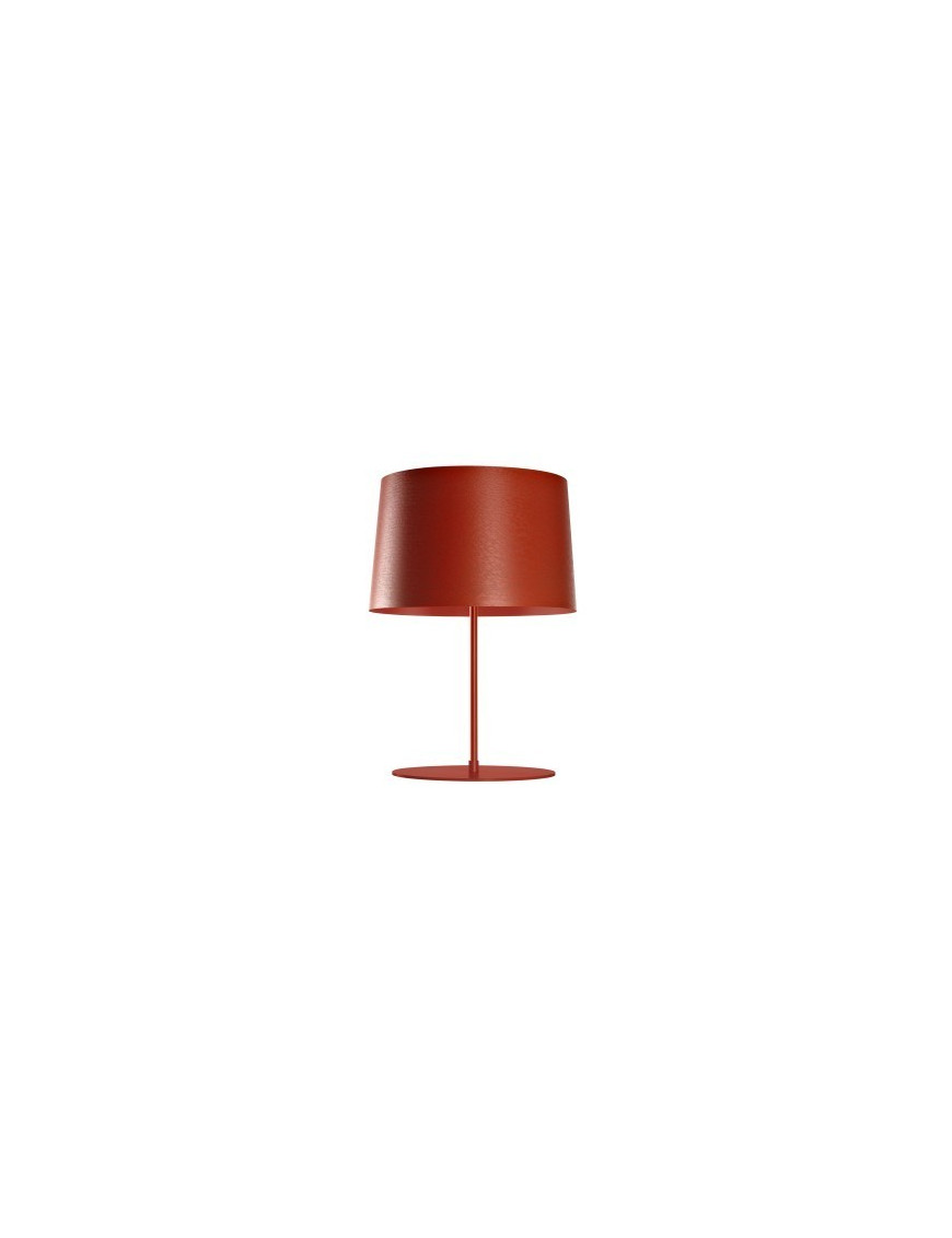 Twiggy table lamp Foscarini red color front view Twiggy table lamp Foscarini red color front view