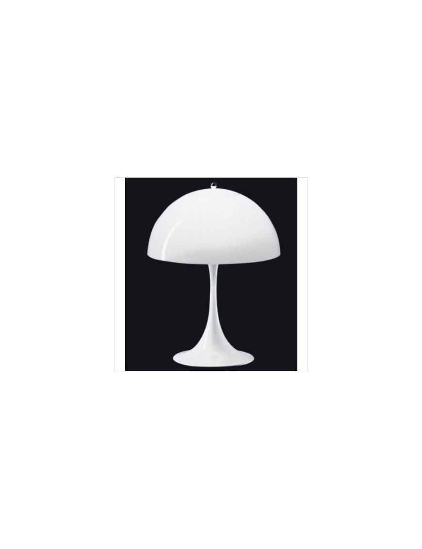 Panthella table lamp Verpan white color front view Panthella table lamp Verpan white color front view