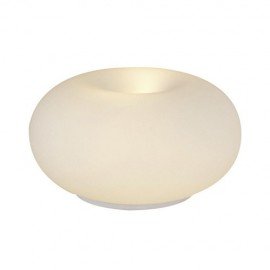 Optica table lamp Eglo white color Diam 28cm front view