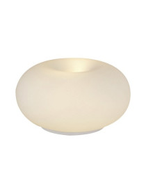 Optica table lamp Eglo white color Diam 28cm front view