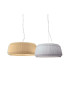 Loto pendant lamp Modoluce white color / beige color side view