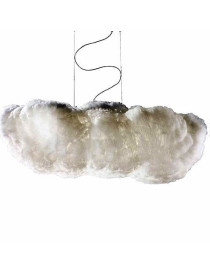 Nuvola pendant lamp Studio Italia Design white color front view