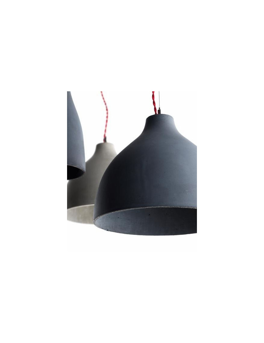 Heavy pendant lamp Decode grey color front view