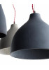 Heavy pendant lamp Decode grey color front view