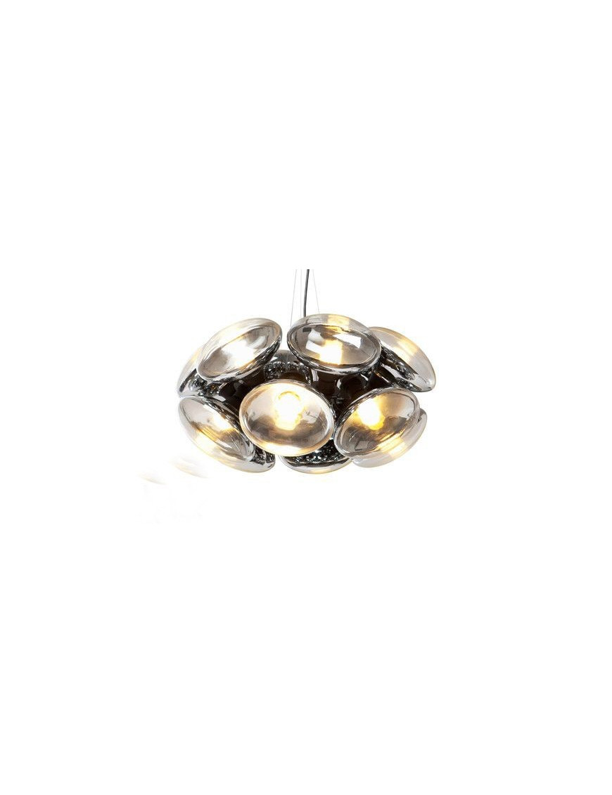 Bulb Chandelier Tom Dixon Model 12 bulbs front view Bulb Chandelier Tom Dixon Model 12 bulbs front view