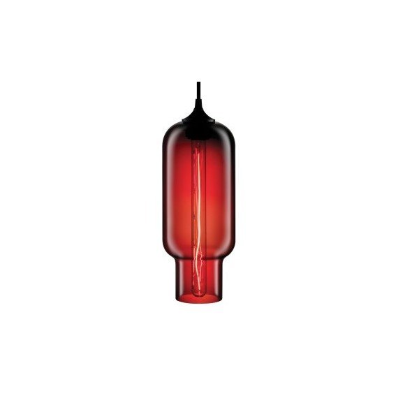 Pharos pendant lamp Niche modern red color front view