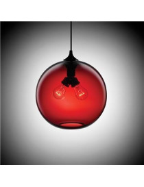 Binary pendant lamp Niche modern red color