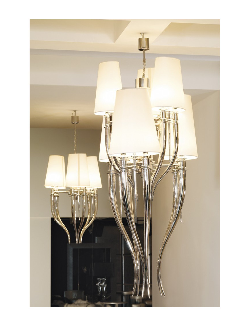 Visionnaire Brunilde Chandelier white color 6 lights Visionnaire Brunilde Chandelier white color 6 lights