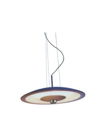 Deifobo pendant Lamp Artemide blue color front view