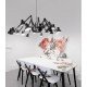 Dear Ingo design pendant lamp Moooi black color in dining room