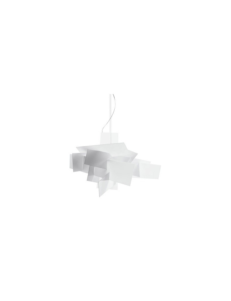 Big Bang pendant lamp Foscarini white color front view Big Bang pendant lamp Foscarini white color front view