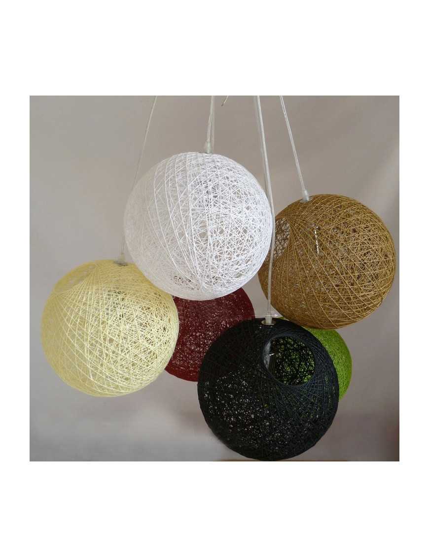 Random pendant lamp Moooi beige color / white color / red color / black color / coffee color / green color Diam 60cm side view