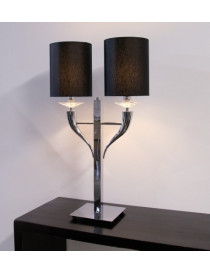 Loving arms table lamp Ilfari black color side view