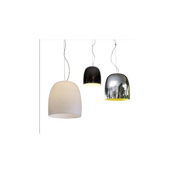 Notte pendant lamp Prandina white/white color / black/white color / chrome/white color