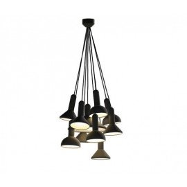 Torch Group Burch pendant lamp Established and sons black color Group 10 front view