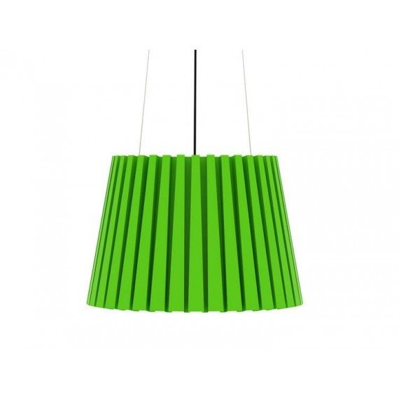 Tank pendant lamp Established and sons green color front view
