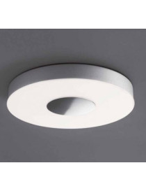 Apollonia 1 ceiling lamp Movelight silver color front view