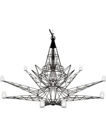 Lightweight pendant lamp Chandelier Foscarini black color