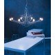 Lightweight pendant lamp Chandelier Foscarini white color front view