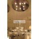 Limelight luster chandelier Facon de venise transparent color Diam 65cm back view