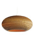 Disc Scraplight pendant lamp Foscarini natural color front view