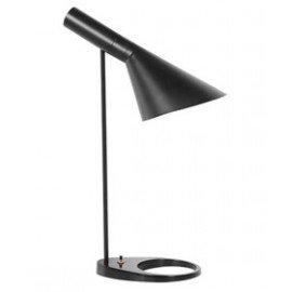 Arne Jacobsen table lamp Louis Poulsen black color front view
