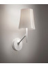 Birdie wall lamp Foscarini white color front view