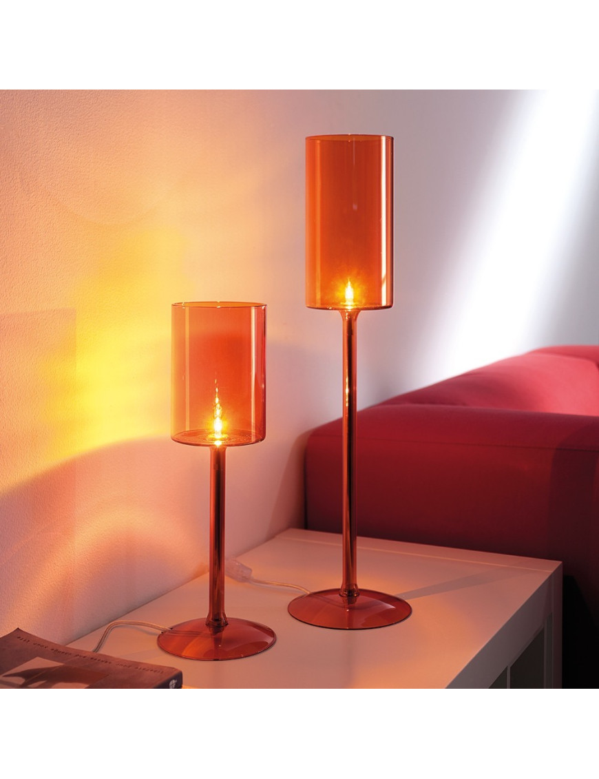 Spillray table lamp Axo red color S / L side view Spillray table lamp Axo red color S / L side view