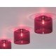 Spillray ceiling lamp S Axo red color side view