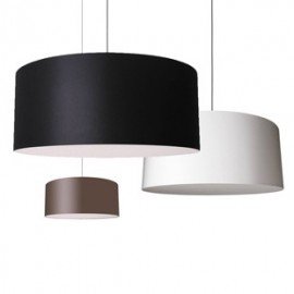 Cilindro Pendant lamp Modoluce black color / white color / brown color Diam 45cm / Diam 55cm