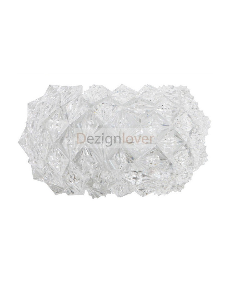Diamond wall lamp transparent color front view Diamond wall lamp transparent color front view