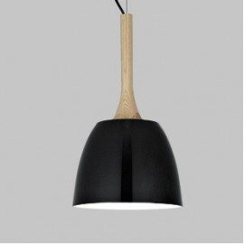 Sombrero pendant lamp Foscarini black color Diam 22cm front view