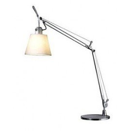 Tolomeo table lamp Artemide parchment lampshade front view