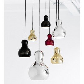 Calabash pendant lamp Light years black color / red color / gold color / silver color side view