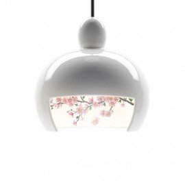 Juuyo pendant lamp Moooi white color Peach Flowers front view